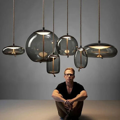 Artfan  Glass Pendant Light Shade Bedroom Kitchen Nordic Luminaria Deco Bedside