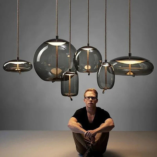 Artfan  Glass Pendant Light Shade Bedroom Kitchen Nordic Luminaria Deco Bedside