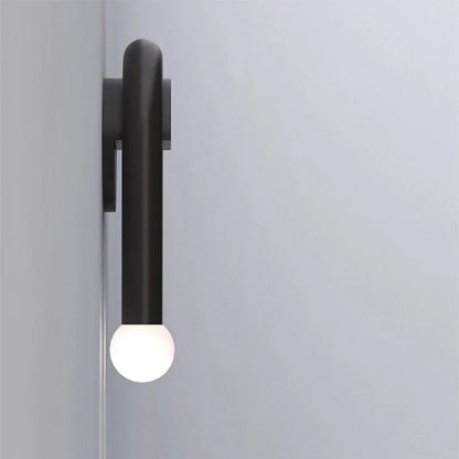 Artfan lighting Black LED Wall Lamp: Modern Nordic Indoor Sconces for Living Bedroom Bathroom
