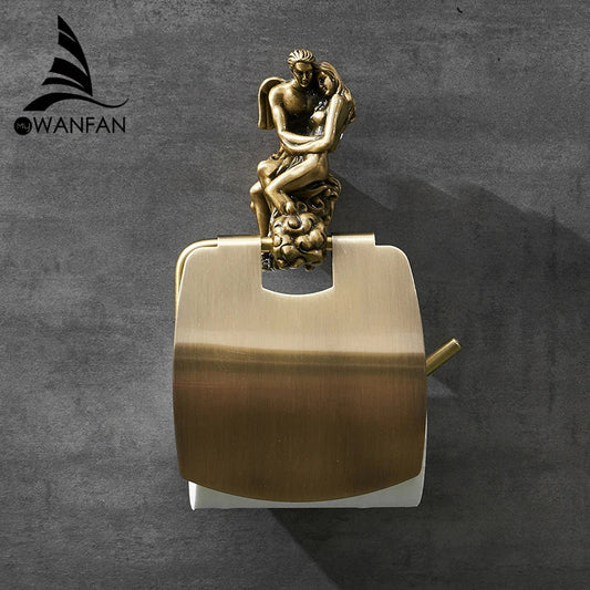 Artfan Antique Bronze Wall Mounted Toilet Paper Holder