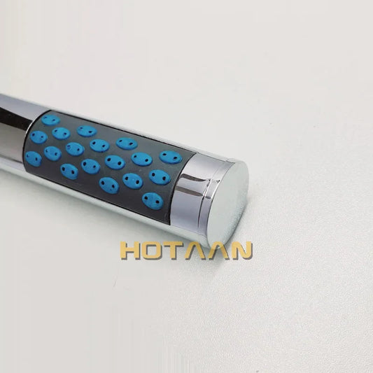 Artfan ABS Chrome Plated Water Saving Square Rain Hand Hold Shower Head