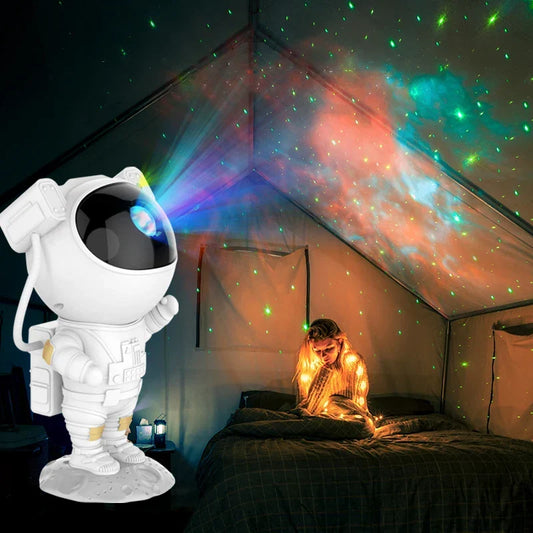 Artfan Astronaut Sky Projector Nightlight: USB Bedroom Table Lamp & Home Decor