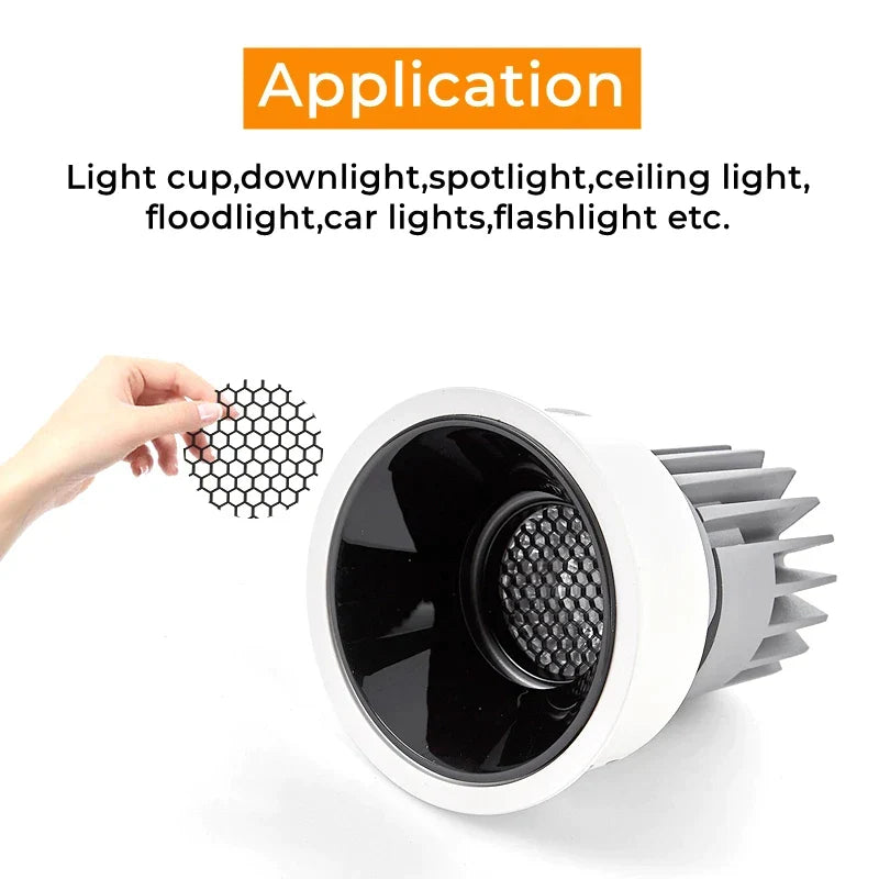 Artfan Aluminum Honeycomb Downlight Grill for Spot Lighting Fixture
