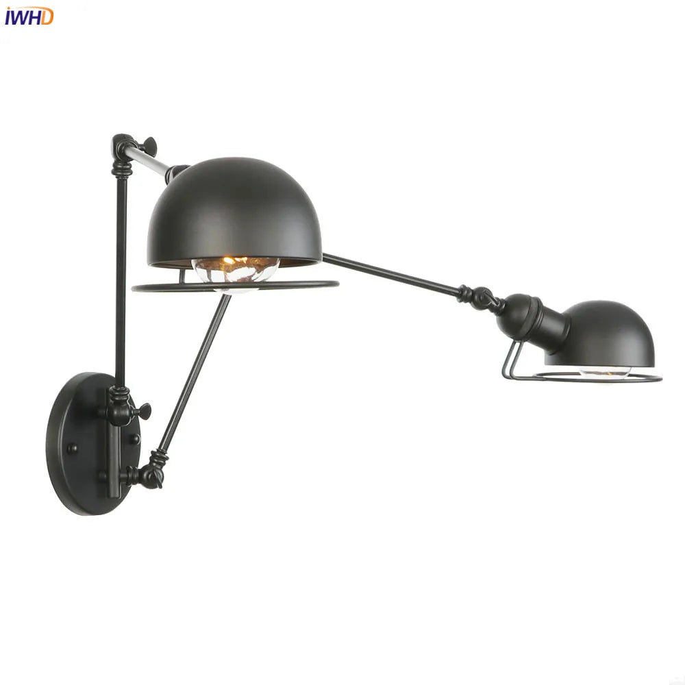Artfan Antique Black Wall Lamp Vintage Industrial Sconce LED Applique Murale