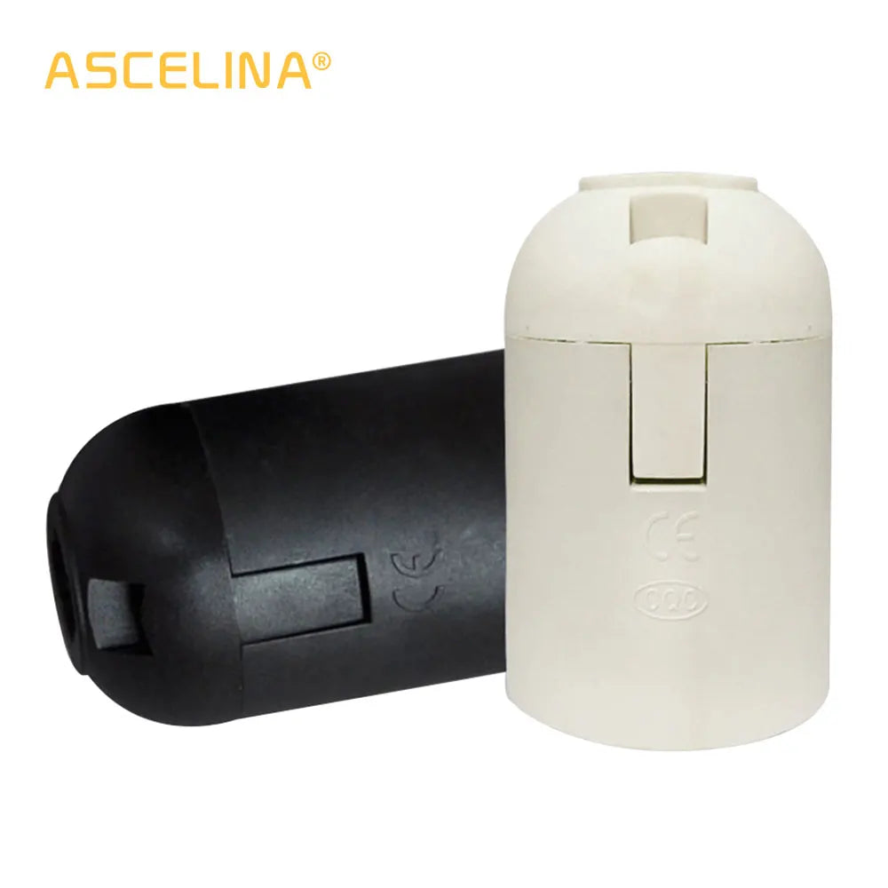Artfan 10PCS Lighting Accessory: E14 E27 Lamp Holder Socket for Flexible Luminaire