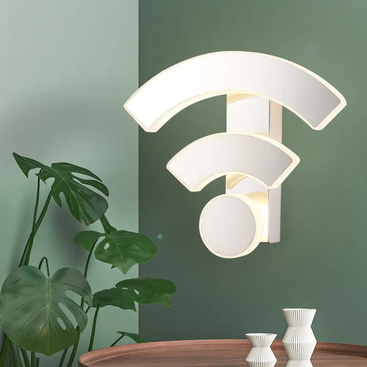 Artfan Acrylic WIFI Wall Light - Home Decor Sconce for Living Room, Bedroom, Restaurant