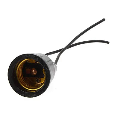 Artfan lighting Black Waterproof E27 Lamp Socket 110v-220v Outdoor Fitting Bulb Holder