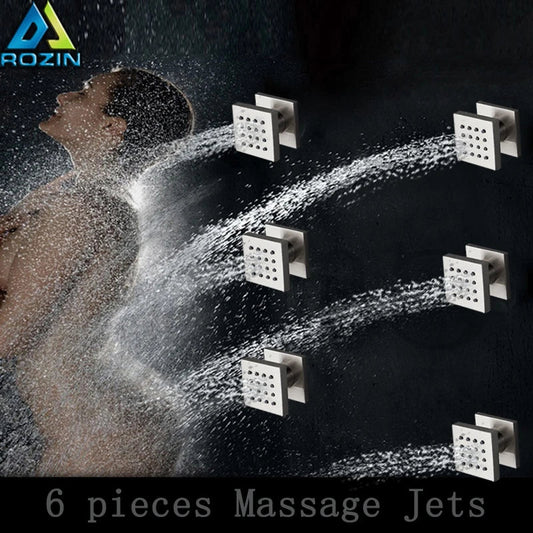 Artfan 6-Piece Body Shower Massage Jets for Bathroom SPA Experience