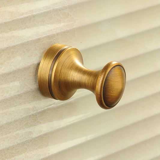 Artfan Antique Brass Robe Hook Single Clothes Hanger Towel Bathroom Coat Door Hooks
