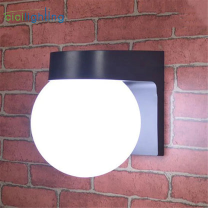 Artfan lighting Black White Outdoor Porch Light, Modern Loft Design, Up Down Wall Lamp