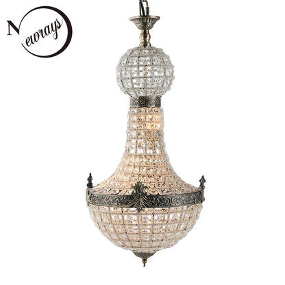 Artfan Art Deco Crystal LED Chandelier in 2 Sizes for Parlor, Bedroom, Lobby, Hotel