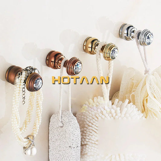 Artfan Antique Brass Wall Clothes Rack | Bathroom Accessory Hanger