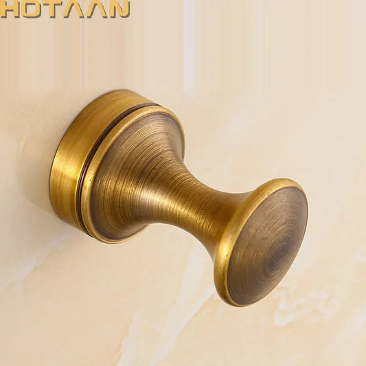 Artfan Antique Brass Wall Clothes Rack Hook, Bathroom Robe Hanger