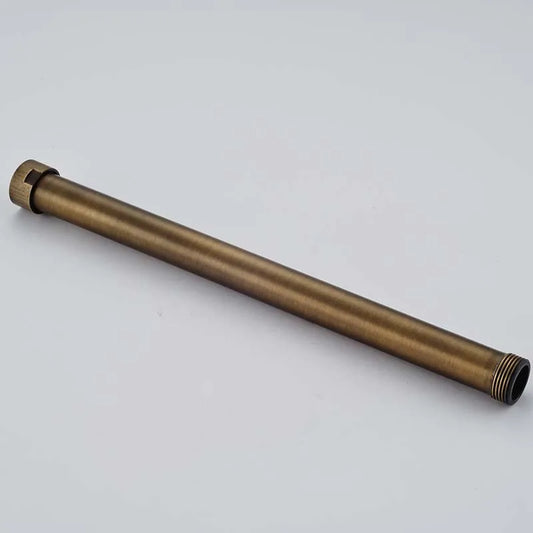 Artfan Antique Brass Shower Faucet Pipe Extension Tube 30cm - Heighten Pipe Bar