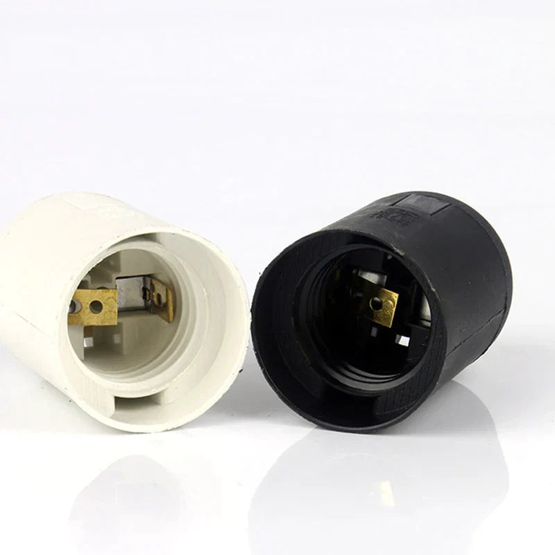 Artfan 10PCS Lighting Accessory: E14 E27 Lamp Holder Socket for Flexible Luminaire