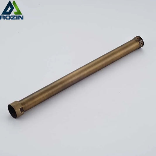 Artfan Antique Brass Shower Faucet Extension Tube 30cm