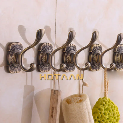 Artfan Antique Bronze Wall Hooks & Racks for Towels, Coats, and Robes