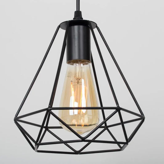 Artfan lighting Black Iron Pendant Lights for Kitchen Living Room Bedroom Restaurant