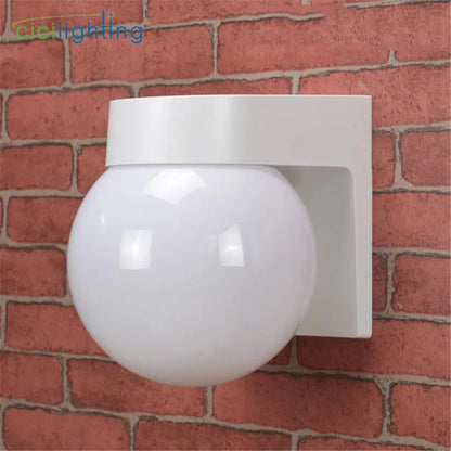 Artfan lighting Black White Outdoor Porch Light, Modern Loft Design, Up Down Wall Lamp