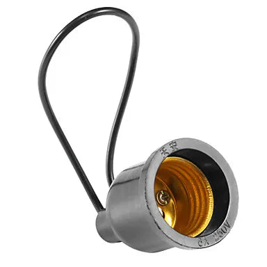 Artfan lighting Black Waterproof E27 Lamp Socket 110v-220v Outdoor Fitting Bulb Holder