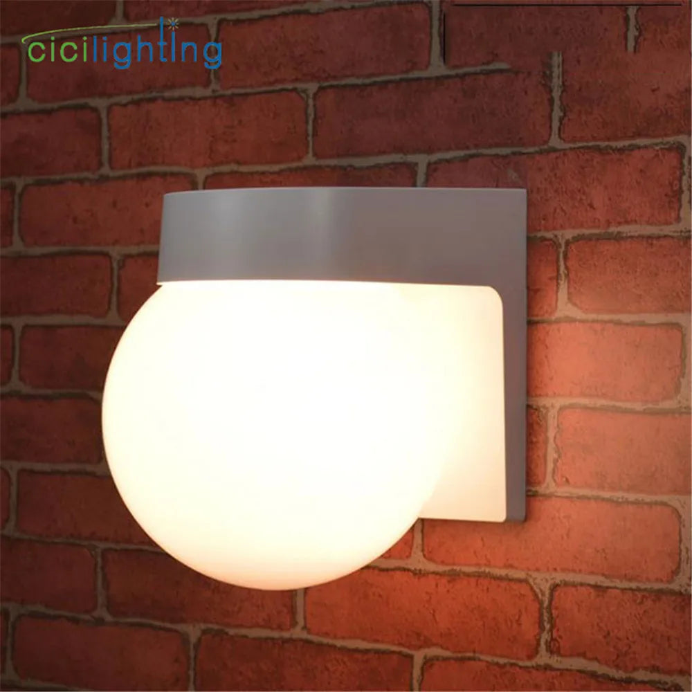 Artfan lighting Black White Outdoor Porch Light, Modern Loft Design, Up Down Wall Lamp