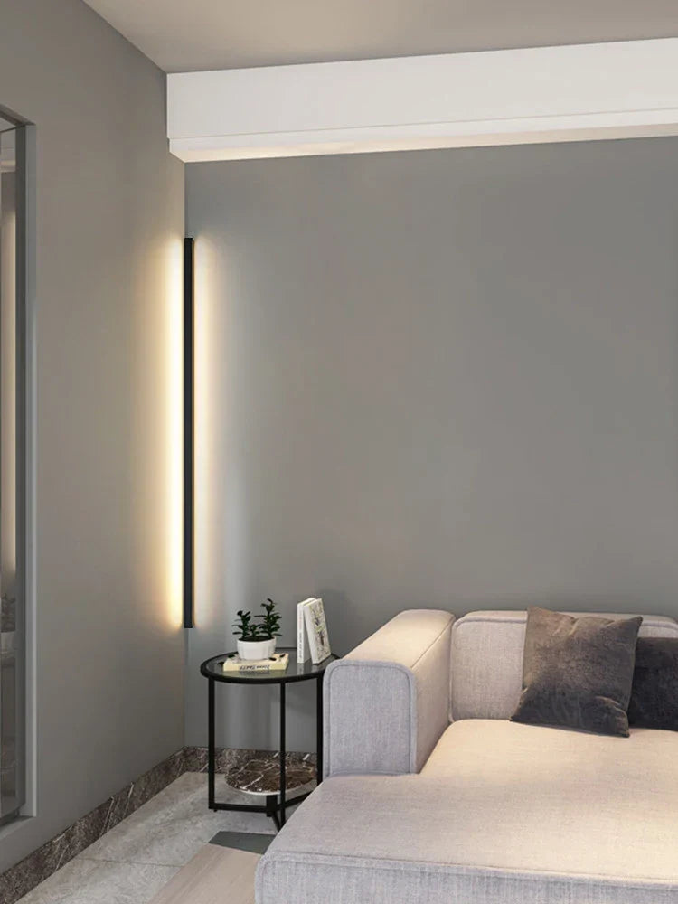Artfan lighting Black LED Wall Lamp for Bedroom Living Room Aisle Sofa Background