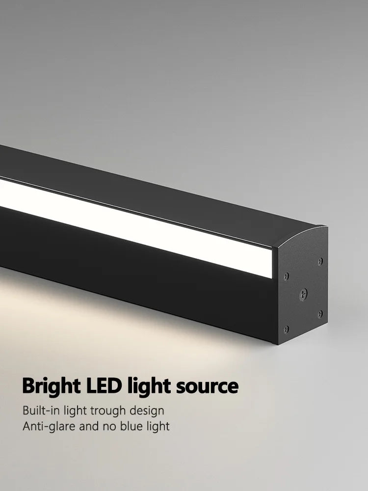 Artfan lighting Black LED Wall Lamp for Bedroom Living Room Aisle Sofa Background