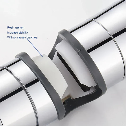 Artfan Adjustable Slider Shower Head Holder Bracket Chrome Mounting Accessory