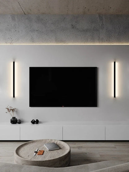 Artfan lighting Black LED Wall Lamp for Bedroom Living Room Aisle Sofa Background