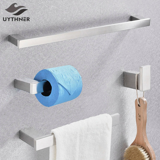 Artfan 6-Piece Brushed Nickel Bathroom Accessories Set