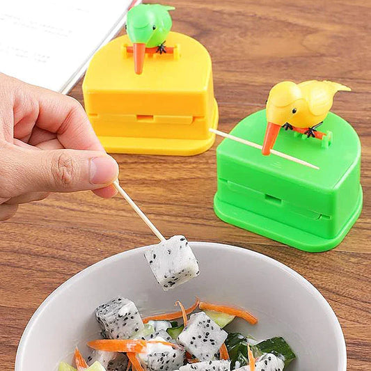 Artfan lighting Birdie Toothpick Holder: Cute Kitchen Storage Dispenser Box for Toothpicks