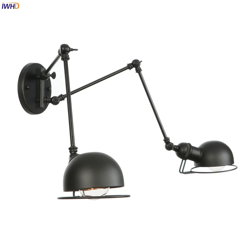 Artfan Antique Black Wall Lamp Vintage Industrial Sconce LED Applique Murale