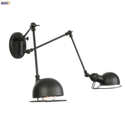 Artfan Antique Black Wall Lamp Vintage Industrial Sconce LED Applique Murale