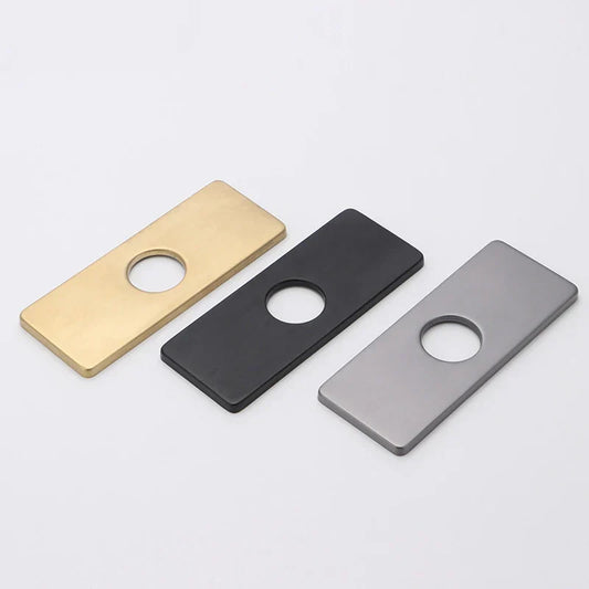Artfan 4" Hole Cover Deck Plate for Sink Faucets - Black/Gray/Gold Finishes