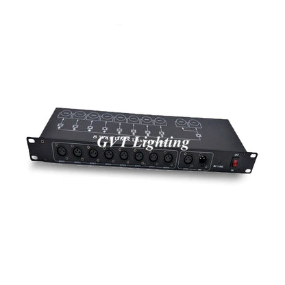 Artfan 8-Port DMX Signal Amplifier Splitter for LED Lights - Signal Repeater & Distributor