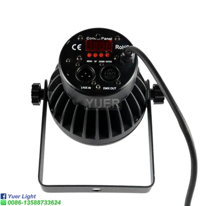 Artfan 60W COB LED Par Light with Barn Doors and DMX Controller for Stage Effects