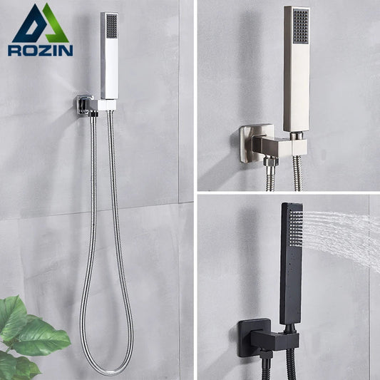 Artfan ABS Plastic Hand Shower with Hose, Bracket | Wall Mounted Handheld Shower