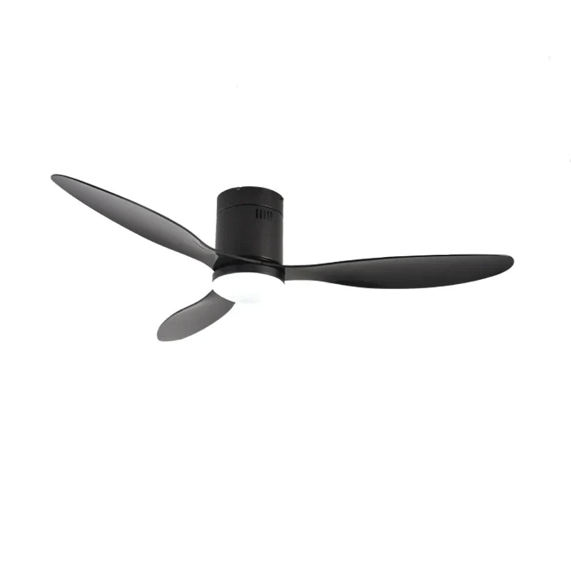 Artfan 52" Black DC Ceiling Fan, Remote Control, No Light