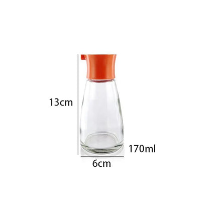Artfan 170ML Seasoning Bottle with Leak-Proof Design for Oil, Soy Sauce & Vinegar