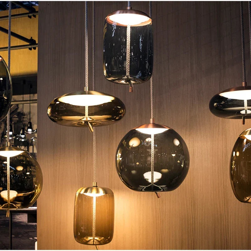 Artfan  Glass Pendant Light Shade Bedroom Kitchen Nordic Luminaria Deco Bedside