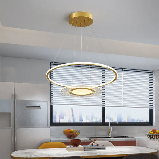 Artfan Acrylic Remote Control Chandelier: Modern Nordic Lighting for Home Decor