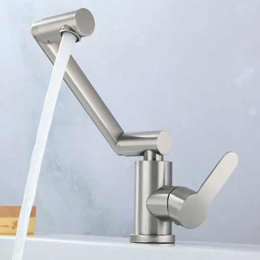 Artfan 304 Stainless Steel Bathroom Faucet, Hot & Cold Water, Kitchen Basin, Bathroom Accessories