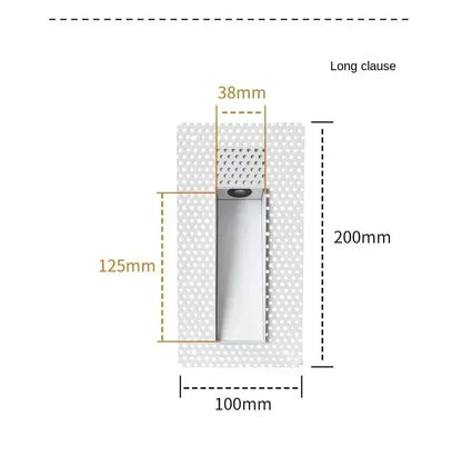 Artfan Motion Sensor Embedded Kickboard Lamp - Minimalist Style for Stairway