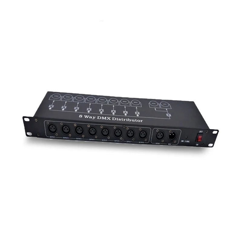 Artfan 8-Way DMX512 Signal Amplifier for Stage Lighting