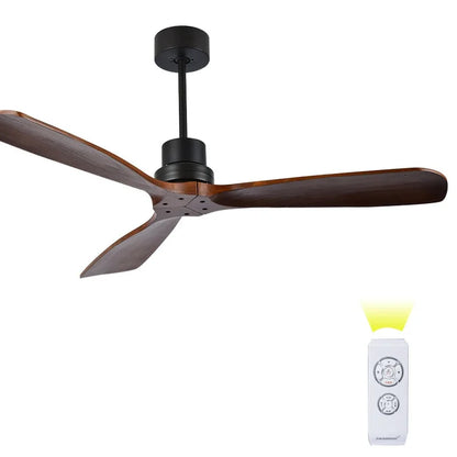 Artfan 52" Propeller Ceiling Fan in Wood, Silent Operation for Home and Loft.
