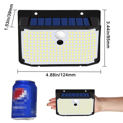 Artfan 208 LED Solar Outdoor Motion Sensor Lights 3 Mode Wireless Waterproof Security