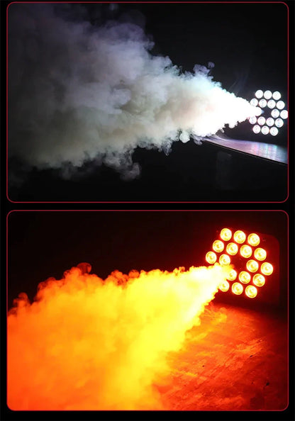 Artfan 500W Smoke Machine with 13 Color Lights & Wireless Remote Control