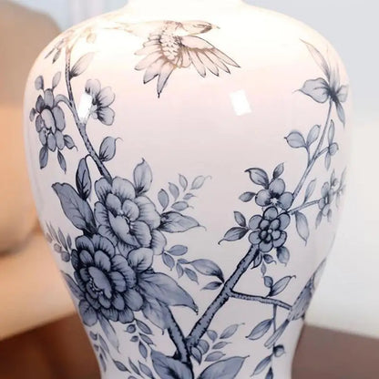 Artfan lighting Blue and White Porcelain Table Lamp for Home Decor – Classic Retro Style