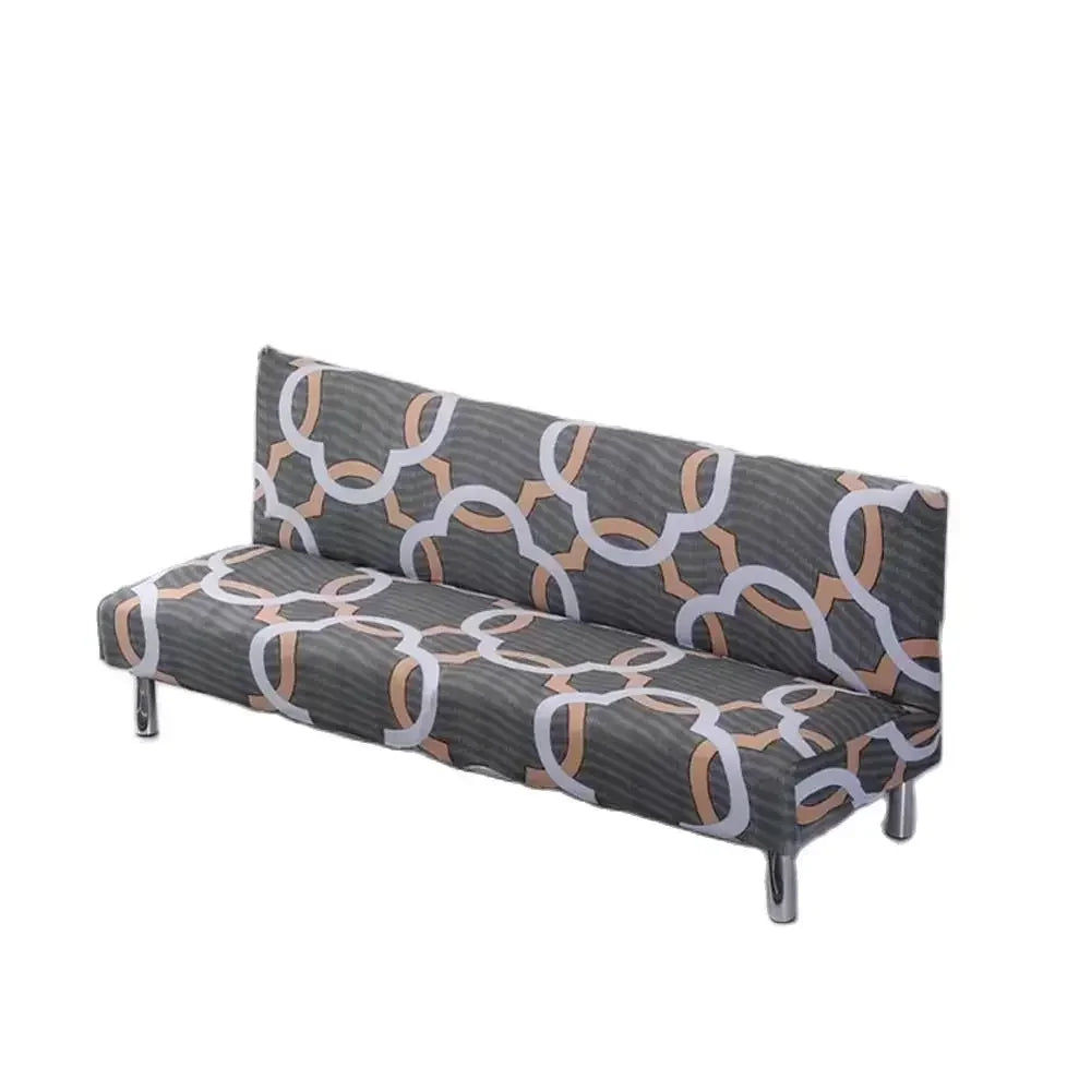 Artfan Armless Futon Sofa Cover Slipcover Elastic No Armrest