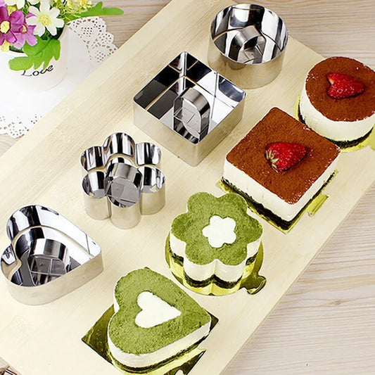 Artfan 430 Stainless Steel Bakeware Mold for Salads, Desserts, and Cupcakes